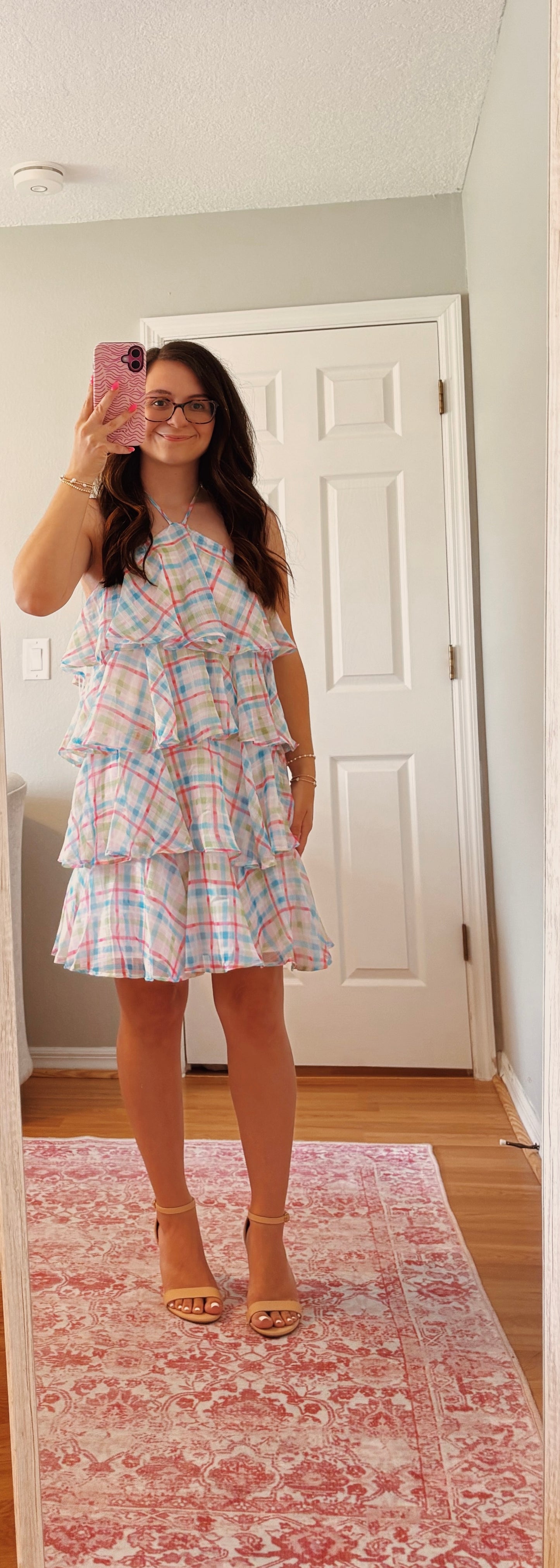 Pink Palms Dress